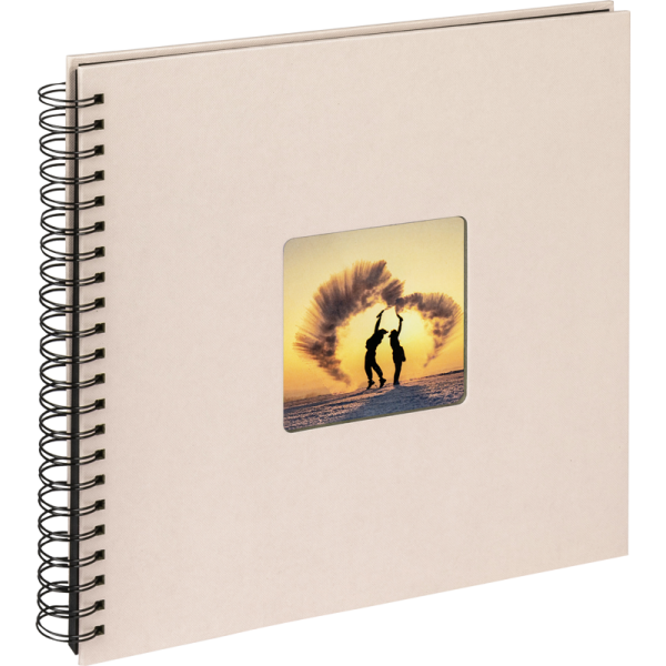 Walther fotoalbum Fun Wire-O 30x30 cm Offwhite