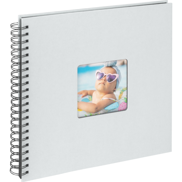 Walther fotoalbum Fun Wire-O 30x30 cm Lightblue