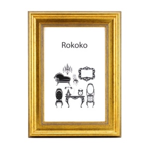 Ram Rokoko Guld 15x20 Plexiglas