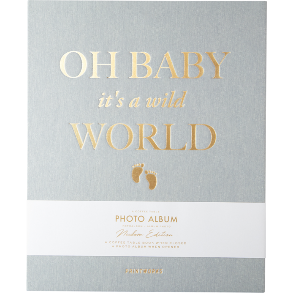 Printworks Photoalbum Baby Its A Wild World Mint Large