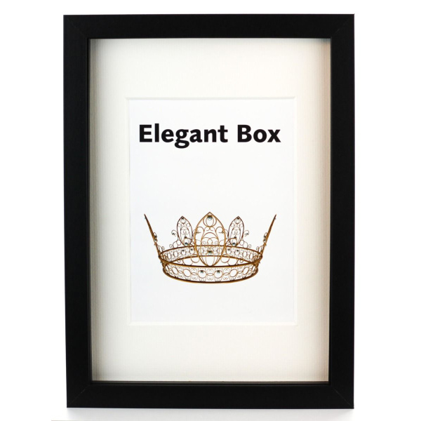 Ram Elegant Box Svart 21X29,7 A4 (PP 15X20)