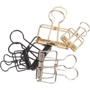 BookBinders Wire clip M gold 10 pcs in box