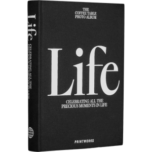 Printworks CoffeeTable PhotoBook Life Black