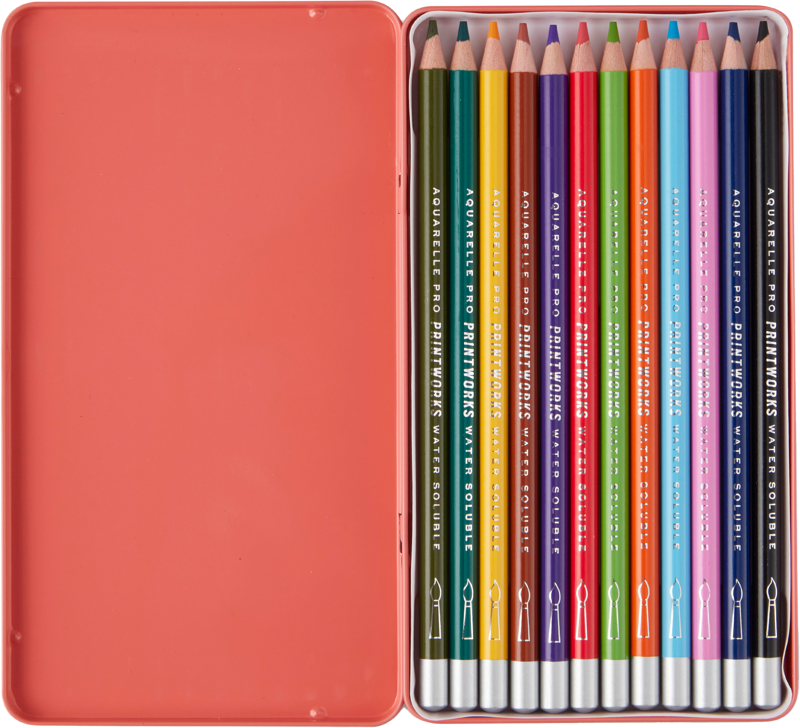 Printworks Color Pencils Aquarelle 12 pcs