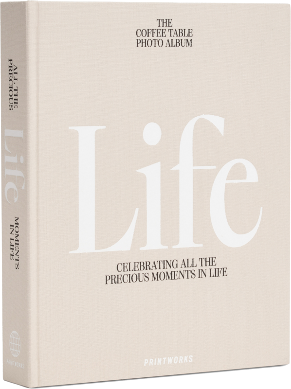 Printworks Coffetable Photo album Life Beige